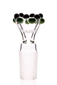 Plaisir Flutschkopf Doppelkrone grün-schwarz 18,8