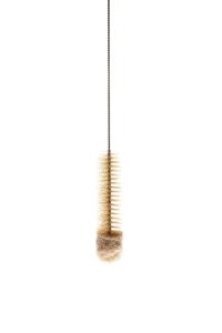 Bürste mittel lang weißer Kopf L=60cm