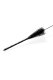 Bürste schwarz konisch Naturborste L=28cm