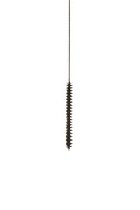 Bürste schwarz dünn Naturborste L=54cm