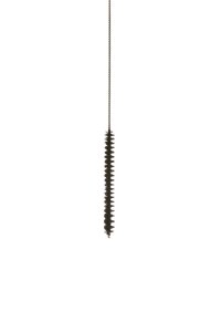 Bürste schwarz dünn Naturborste L=54cm