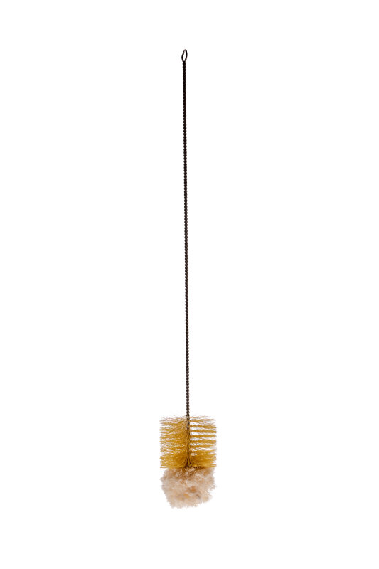 Bürste dick weißer Kopf L=75cm