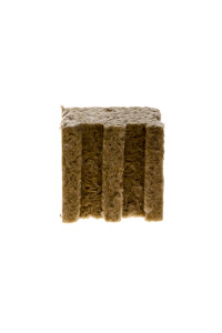 Steinwollwürfel Grodan Delta 10 x 10 x 6,5 cm großes Loch