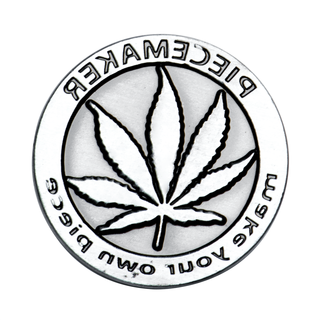 Piecemaker Prägestempel Motiv Hanfblatt