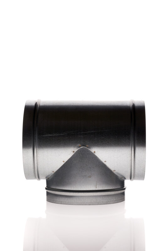 T Stück Durchmesser 125 mm Metall