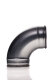 Bogenstück 90° 100 mm Metall